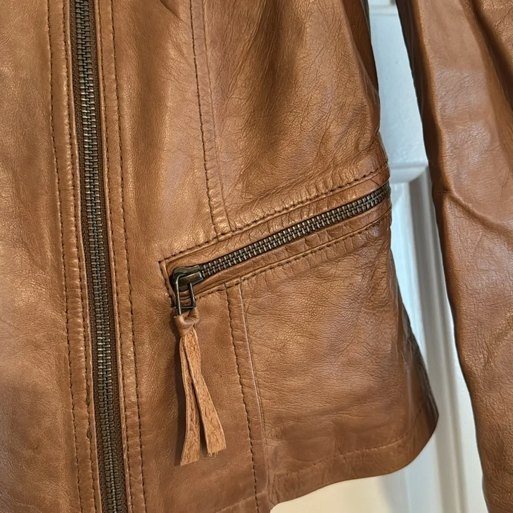 Andrew Marc-Marc New York Leather Jacket NWOT - Picture 3 of 9